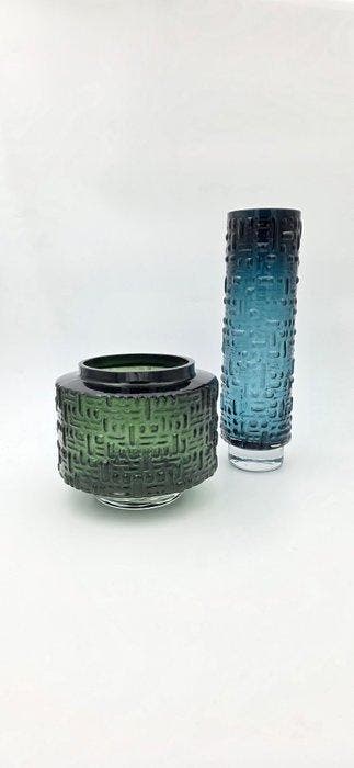 Gral Glasshüte - Emil Funke - Vaas (2) - F231 - Glas