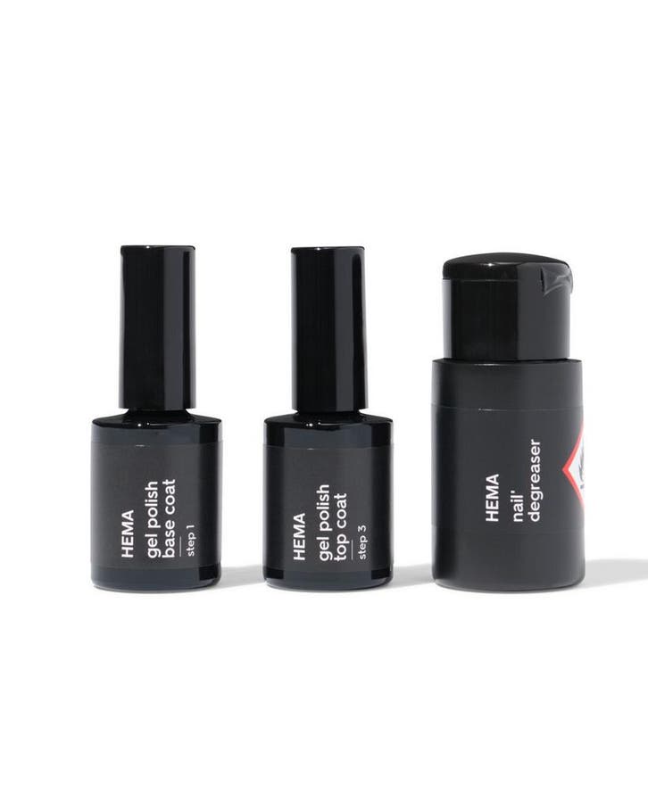 HEMA Base and topcoat gel polish set, Sieraden, Tassen en Uiterlijk, Uiterlijk | Cosmetica en Make-up, Nieuw, Verzenden