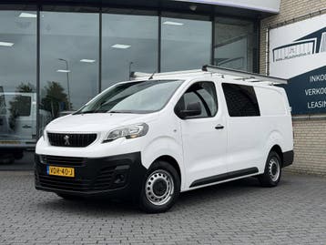 Peugeot Expert 2.0 BlueHDI 120 DC*HAAK*CRUISE*A/C*6-P*NAVI*P, Stof, Gebruikt, Euro 6, Overige kleuren