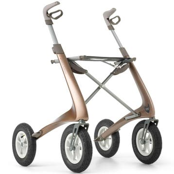 By ACRE Carbon Overland rollator - Bruin, Diversen, Rollators, Ophalen of Verzenden, Nieuw