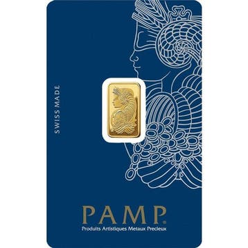 2,5 Gramm - Goud .999 - PAMP - Verzegeld en met certificaat