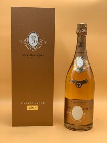 2014 Louis Roederer, Cristal - Champagne Rosé - 1 Magnum, Nieuw