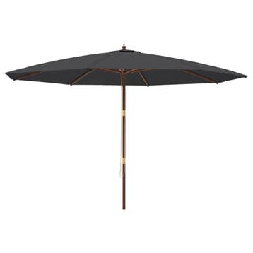 Luxe Tuinparasol 400cm | 34% Korting | Tweedekans, Ophalen of Verzenden, Zo goed als nieuw, 3 tot 4 meter, Stokparasol