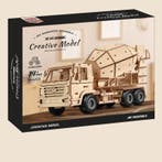 C.M. Betonmixer Vrachtwagen 165-delig Houten DIY Modelbouw, Verzenden, Nieuw