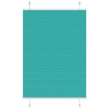 vidaXL Plissé rolgordijn 100x100 cm stofbreedte 99,4cm, Verzenden, Nieuw, Groen