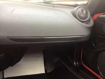 Alfa Romeo 4C Carbon Fiber Dashbord Trim cover, Verzenden