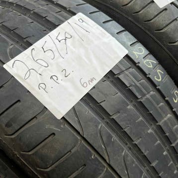 2 x Pirelli PZero 265-50-19 Zomerbanden 6mm, 19 inch, Gebruikt, 265 mm, Ophalen of Verzenden