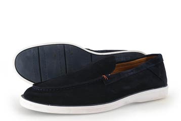 Nelson Loafers in maat 43 Blauw, Loafers, Zo goed als nieuw, Nelson, Verzenden
