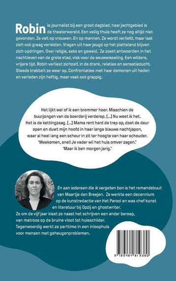 En aan iedereen die ik vergeten ben 9789464819380, Verzenden, Gelezen, Maartje Den Breejen