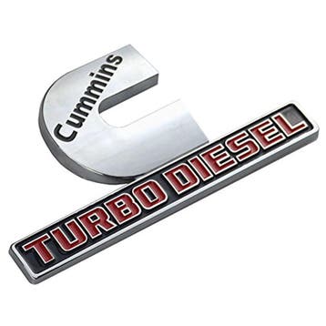 Logo CUMMINS turbo diesel black, Auto-onderdelen, Ophalen of Verzenden, Nieuw