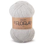 DROPS Flora Mix - 03 lichtgrijs - Wol Garen, Ophalen of Verzenden, Nieuw