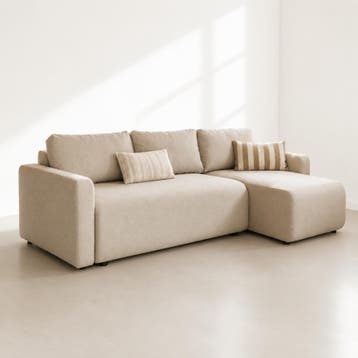 ARCTIC LIVING® GRAHAM 3-zits Hoekbank Slaapbank, Nieuw