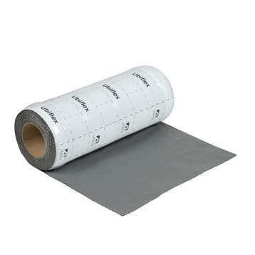 Ubiflex Finio Loodvervanger 400mm x 5m grijs, Ophalen of Verzenden, Nieuw