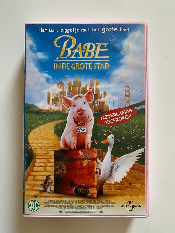 BABE IN DE GROTE STAD (VHS), Cd's en Dvd's, VHS | Film, Gebruikt, Verzenden