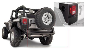 Bushwacker 07-18 Jeep Wrangler Trail Armor Rear Corners -, Ophalen of Verzenden, Nieuw