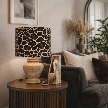 Tafellamp (2) - Rattan, Nieuw