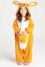 Onesie Kangoeroe Pak 128-134 Kangoeroepak Kostuum Oranje Bui, Ophalen of Verzenden, Nieuw, 134 t/m 140