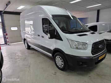 Zakelijke lease - Ford Transit 2.0 TDCI L3H2 RWD airco, Gebruikt, Euro 6, Wit, Handgeschakeld
