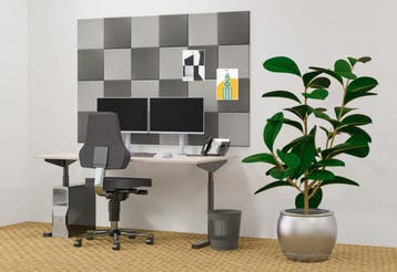 PET-vilt wandpanelen, set van 24, 30x30cm, Overige plaatsen, Ophalen of Verzenden, Nieuw in verpakking, Overige typen