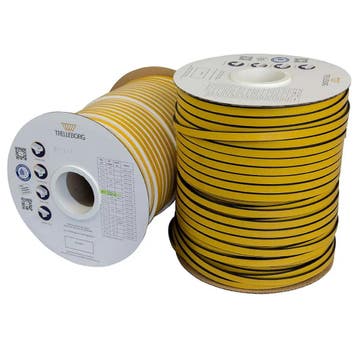 Kroonband-3x9 - 100 meter wit, Ophalen of Verzenden, Nieuw