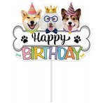 2-delige verjaardagset met hoed en bandana voor de hond, Verzenden, Nieuw