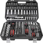 Toolbox - Gereedschap set 222 delig - Chroom-Vanadium en..., Verzenden, Nieuw