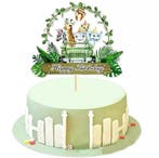 48-delige Jungle Safari Themafeest groen, Verzenden, Nieuw, Versiering, Verjaardag
