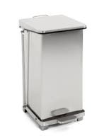 Pedaalemmer met scharnierdeksel 45L | 37x37x59(h)cm, Verzenden, Nieuw in verpakking