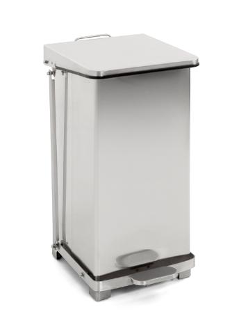 Pedaalemmer met scharnierdeksel 45L | 37x37x59(h)cm, Verzenden, Nieuw in verpakking