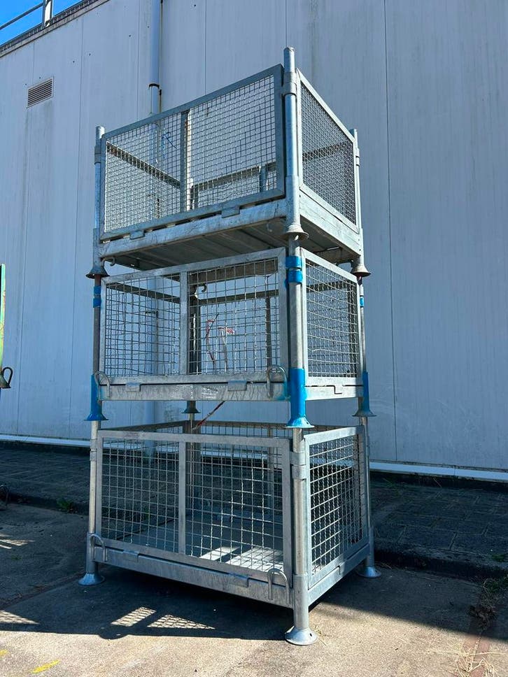Gebruikte verzinkte gaascontainer, verzinkte gaascontainer, Doe-het-zelf en Verbouw, Kratten en Dozen, 100 cm of meer, Gebruikt