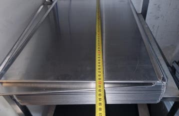 Veiling van bakkerij inventaris bakplaten enz, Zakelijke goederen, Horeca | Keukenapparatuur, Nieuw zonder verpakking, Bakkerij en Slagerij