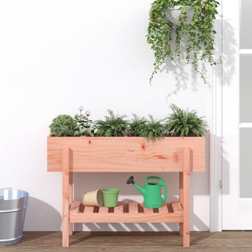 vidaXL Plantenbak verhoogd 101x30x69 cm massief douglashout, 100 cm of meer, Verzenden, Nieuw, 60 cm of meer