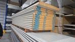Wandpanelen,sandwichpanelen, 60 mm, wit/wit, Verzenden, Nieuw