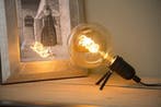 Lucide PUKKI - Tafellamp - LED - E27 - 1x5W 2200K - Zwart, Huis en Inrichting, Lampen | Tafellampen, Ophalen of Verzenden, Zo goed als nieuw