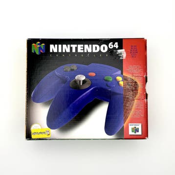 Nintendo 64 Blue Controller - Nintendo 64 N64 - PAL EUR - C…, Spelcomputers en Games, Ophalen of Verzenden, Zo goed als nieuw