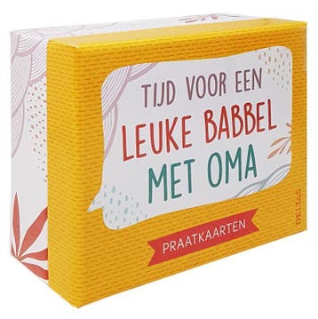 Tijd Voor Een Leuke Babbel Met Oma Praatkaarten |  | Nieuw, Ophalen of Verzenden, Nieuw