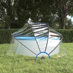 vidaXL Zwembadoverkapping rond 315x158 cm PVC, Verzenden, Nieuw