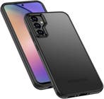 Samsung A54 Hybrid Shockproof Bumper semi transparant/zwart, Verzenden, Nieuw