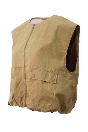 Refined Department Vest in maat M Beige, Refined Department, Verzenden, Zo goed als nieuw, Beige