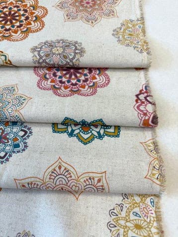 SSA *Mandala multicolor* Meubelstof met een eigentijdse