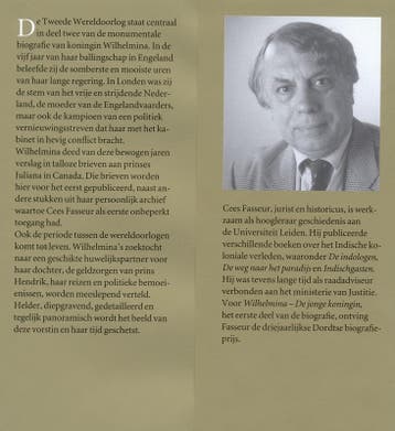 Wilhelmina Krijgshaftig in een vormeloze jas 9789050184519, Verzenden, Gelezen, Cees Fasseur