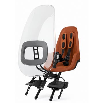 Bobike Mini One Chocolate Brown Voorstoeltje plus Windscherm, Fietsen en Brommers, Verzenden, Nieuw