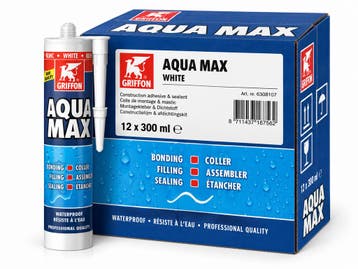 Griffon aquamax 12 stuks, 425 gr, wit, koker, Verzenden, Nieuw