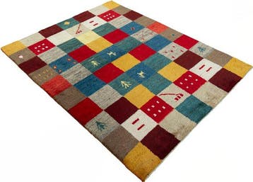 Handgeknoopt designer tapijt Gabbeh - Vloerkleed - 190 cm -, Nieuw