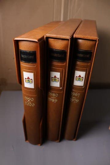 Nederland 1967/1995 - Gevorderde collectie in 3 Lindner, Gestempeld