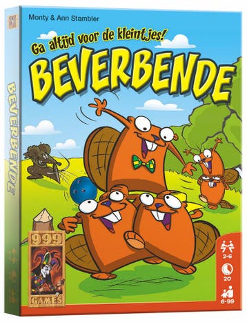999 Games kaartspel Beverbende - ta van €12,99 voor €10,39, Ophalen of Verzenden, Nieuw