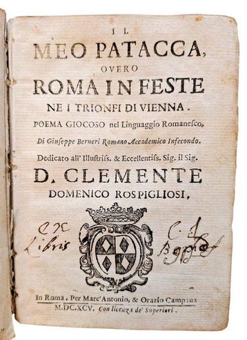 Berneri - Il Meo Patacca, overo Roma in Feste ne i Trionfi