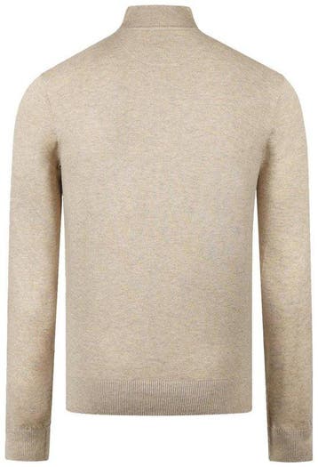 2dekans | McGregor Half Zip Trui Merinowol Structuur Zand -, Kleding | Heren, Ophalen of Verzenden, Zo goed als nieuw, McGregor