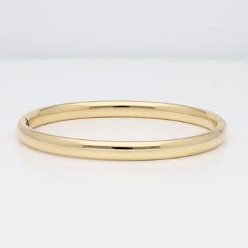 Armband - 14 karaat Geel goud - Bangle, Sieraden, Tassen en Uiterlijk, Nieuw
