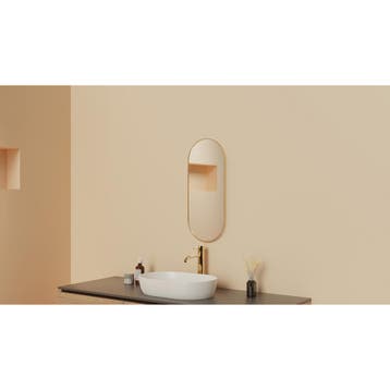 Wiesbaden Renk Spiegel met Lijst - Ovaal - 30x70cm -, Ophalen of Verzenden, Nieuw